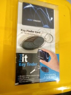 Find It Key Finder Credit Card Size Transmitter Find Your Keys - 40 meters! New
