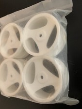 Genuine HPI Racing 3 Spoke Touring Wheels White 4pcs 3600 Rare