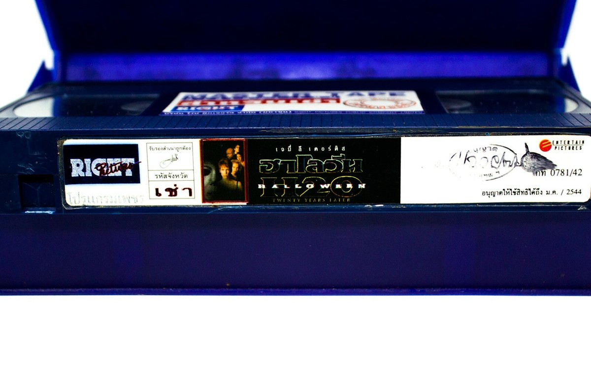 Halloween H20: 20 Years Later (Thailand Blue VHS) 1998 Master RARE