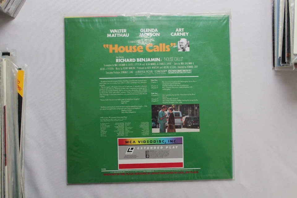 HOUSE CALLS laserdisc LD WALTER MATTHAU *QUICK SHIP* - Imagem 2 de 2