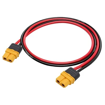 SEBATECH 10 AWG XT60 Female Male Connector Adapter Solar Extension Cable RC Battery Cable