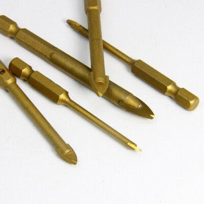 1/4'' Hex Shank Carbide Drill Bit Set 3/4/6/8/10mm for drilling fastner holes