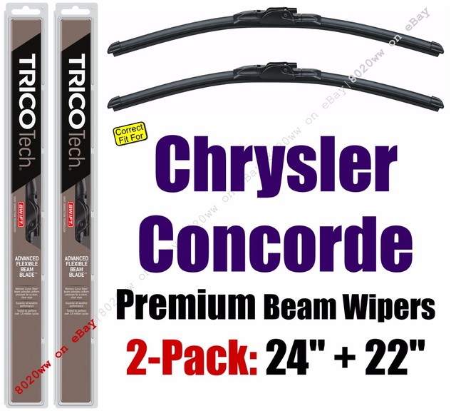 Wipers 2pk Premium Wiper Beam Blades fit 19972004 Chrysler Concorde