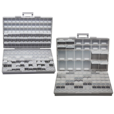 Aidetek BOXALL144+BOXALL96 Empty enclosure box compartments each w/lid SMD USA