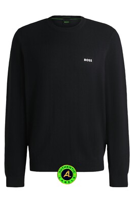 Boss Momentum-X_CN dunkelblauer Pullover mit Rundhalsausschnitt aus Dry-Flex-Gewebe XXL UVP 139£
