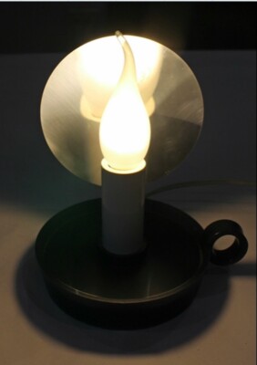 B.L.O. Table Lamp Designed Marcel Wanders  For Flos Candle Lamp Black Italy Box