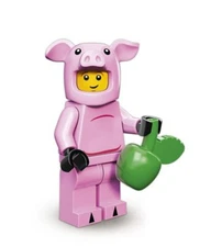  LEGO Piggy Guy Pig Suit Minifigure 71007 Series 12 New Sealed