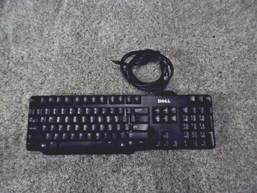 Genuine DELL USB Wired Black Keyboard Model L100 or  SK-8115