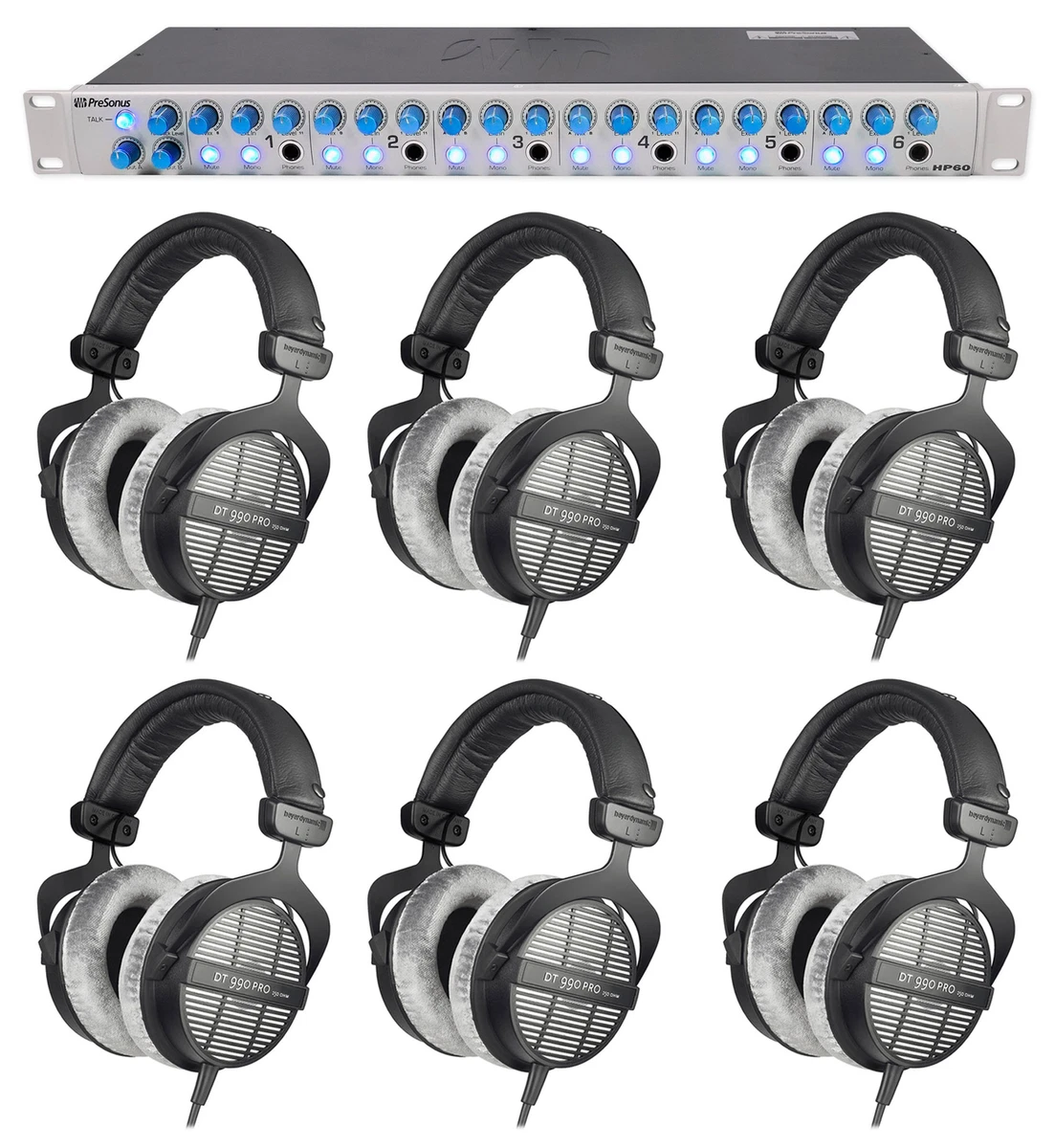 Beyerdynamic DT-990-PRO-250 Studio Tracking Headphones+Presonus