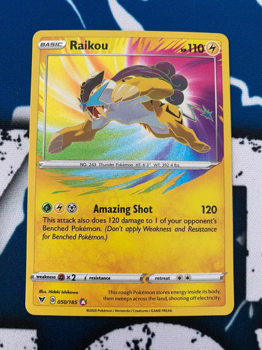 Raikou V 048/172 Ultra Rare Full Art Brilliant Stars Pokemon Nm-Mint