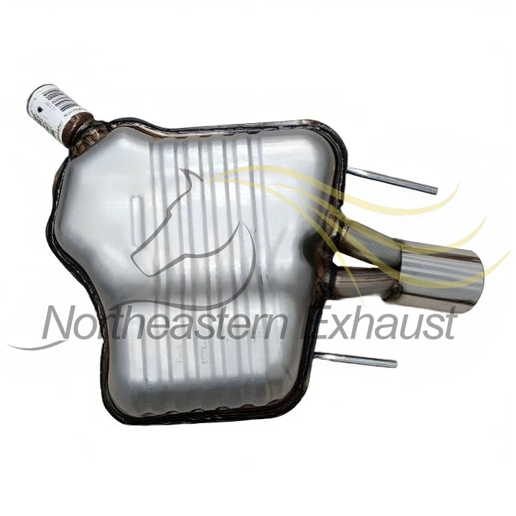 Silenciador de escape trasero de acero inoxidable se adapta a: 2005-2008 y 2010-2011 Saab 9-3 2,0 L Foto 4 de 4