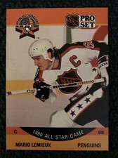 Mario Lemieux 1990 Pro Set Hockey #362 HOF Pittsburgh Penguins BRAND New LQQK