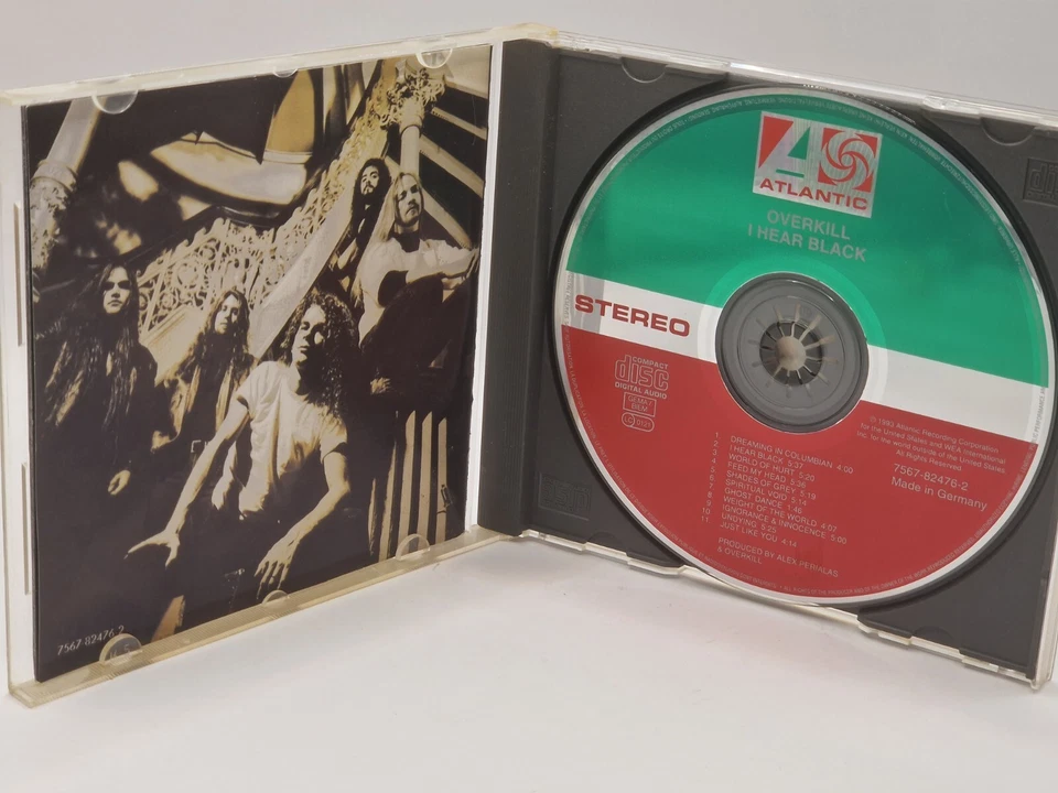 Overkill I Hear Black CD Album Trash Metal Heavy Metal Rock Musik - Bild 2 von 3