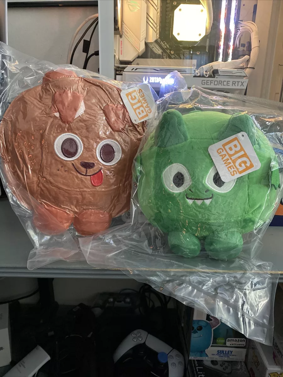 Roblox Big Games Pet Simulator X Dog & Dragon Plush SET CODE INCLUDED with  each