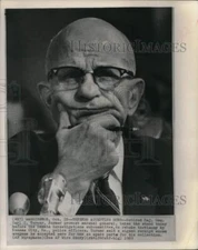 1969 Press Photo General Carl Tucker before Senate Investigations Subcommittee