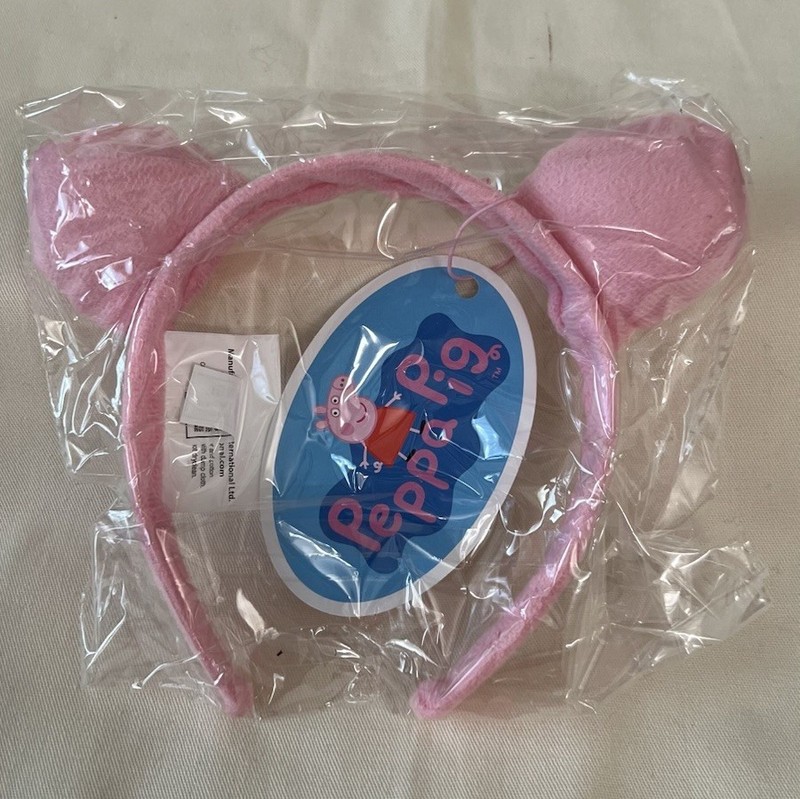 Rare New Peppa Pig Plush Headband, Child - Rubies Deerfield