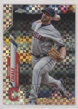2020 Topps Chrome X-Fractor Aaron Civale #143 Rookie RC 0lt3