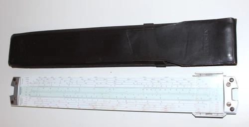 Rechenschieber Nestler Multimath Duplex Nr. 0292 + Tasche Rechner (#2613)