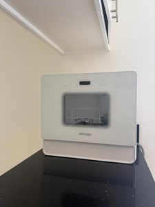 AIRMSEN Portable Countertop Dishwasher 5L Built-in Water Tank White - Excellent