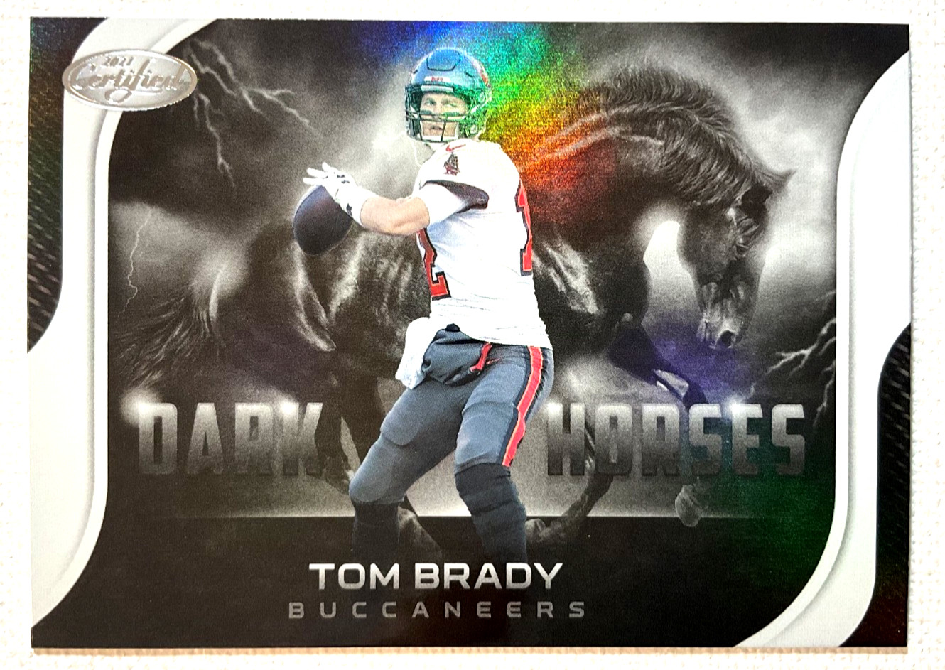 2021 Panini Certified Dark Horses Tom Brady #DH-1 Buccaneers