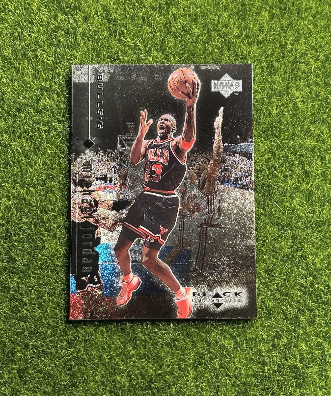 Michael Jordan 1998 Upper Deck Black Diamond Chicago Bulls Sample Card #23 /0000