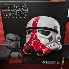 Incinerator Stormtrooper Helmet Disney STAR WARS Black Series Electronic Cosplay