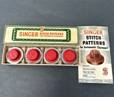 Singer Red Stitch Patterns For Automatic Zigzagger Part No.161008 Vintage (5)