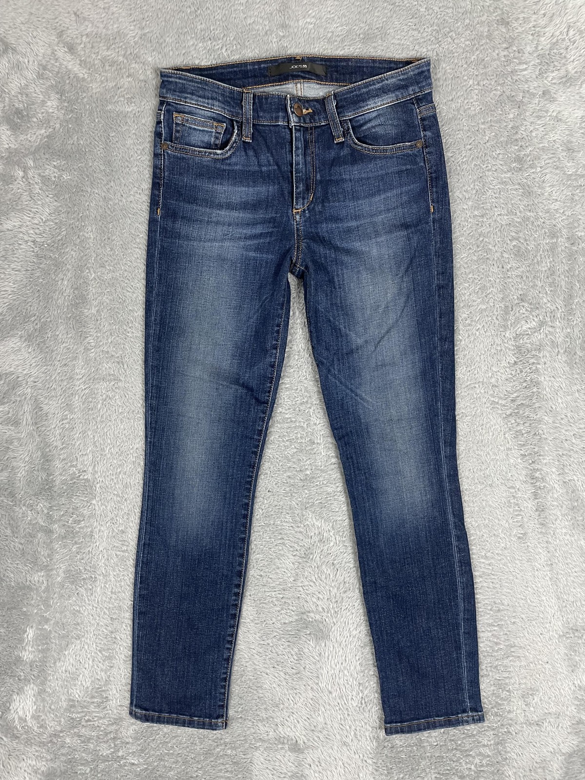 Joe's Jeans Womens 26 Blue Mid Rise Skinny Stretch Denim Sierra Dark Wash Pants