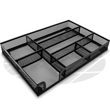 Desk Drawer Organizer Tray Versatile Metal Mesh Desk Organizers and Accessori...
