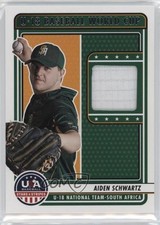 2023 Panini USA Baseball Stars & Stripes Aiden Schwartz #U18-AS b6y