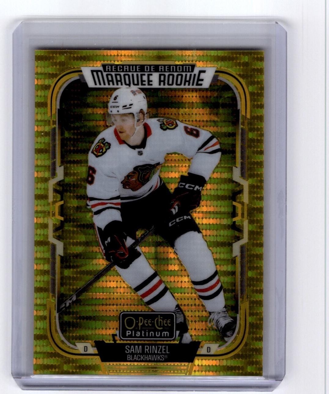 2025-26 O-Pee-Chee Platinum #219 Sam Rinzel Seismic Gold #/50