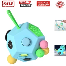 Fidget Dodecagon –12-Side Fidget Toys Cube Relieves Stress and Anxiety Anti D...