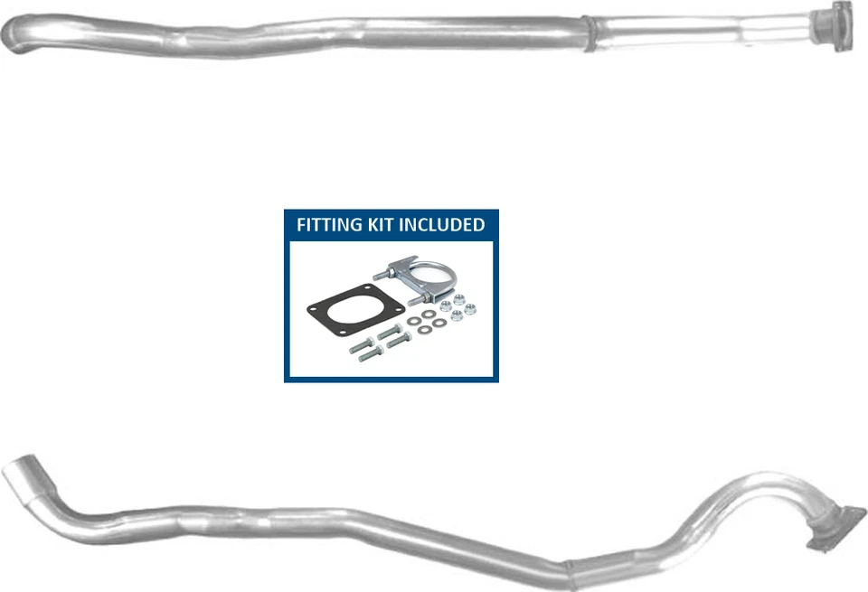 Tubo de escape + Kit de montaje Torq trasero para BMW X3 2004-2007 2.0 D 18303419525 Foto 4 de 4