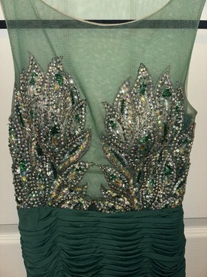 JVN by Jovani Green Women s Size 6 Embellished Formal Dress