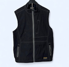 Ariat Rebar Mens Black Full-Zip Vest Size L S...