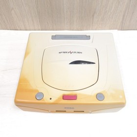 Sega Saturn console bundle with 2 controllers, 6 games & memoryJapan White