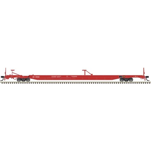 Coche plano intermodal Atlas 50007256 escala N ACF 89' 4" #105050 (rojo) | Condition: New