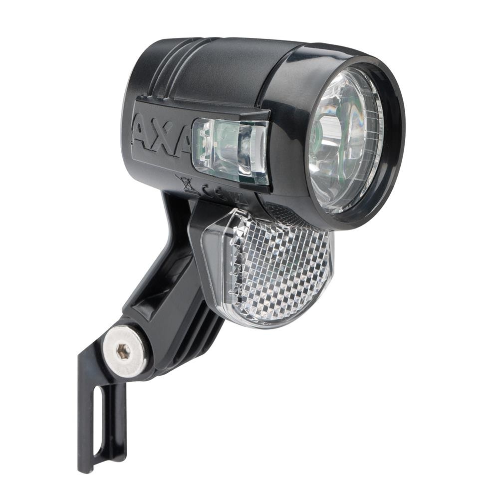 Fahrrad Dynamp Scheinwerfer 30 Lux AXA Blueline LED 30 Switch Schalter schwarz 5890₽
