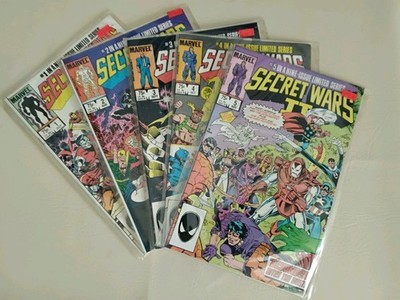 SECRET WARS II, 1-9 Limited series complete set Included Marvel Comics 1985