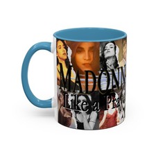 Retro Madonna Like a Prayer Mug, 11oz, Accent Coffee Mug