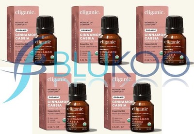 Cliganic Bio Zimt Cassia Öl - 10ml (5er Pack)
