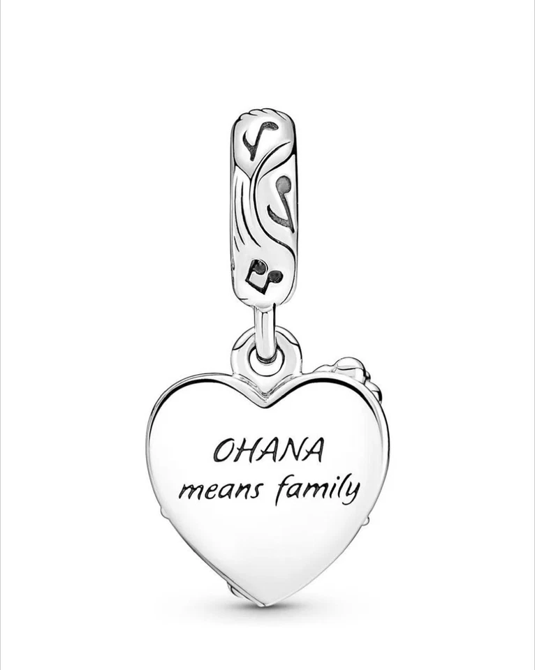 Pandora Disney Parks Stitch Ohana Double Dangle Charm (791092C01) - Bild 3 von 3