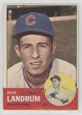 1963 Topps Don Landrum Ron Santo ( Pictured) #113 HOF 0yd6