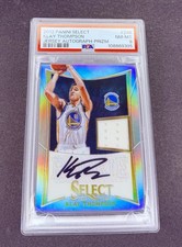 2012 Klay Thompson Select Jersey Prizm Rookie Auto Silver /199 RPA PSA 8 #246 SP