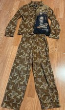Duck Dynasty Boys Long Sleeve Long Leg Quack Pack Print Lounge Pajama Mix Sz Set