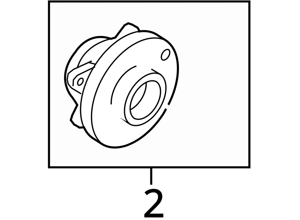 Conjunto de rolamento de cubo de roda dianteira Ford Fusion MKZ 2013-2020 LH=RH NOVO DG9Z-1104-U - Imagem 4 de 4