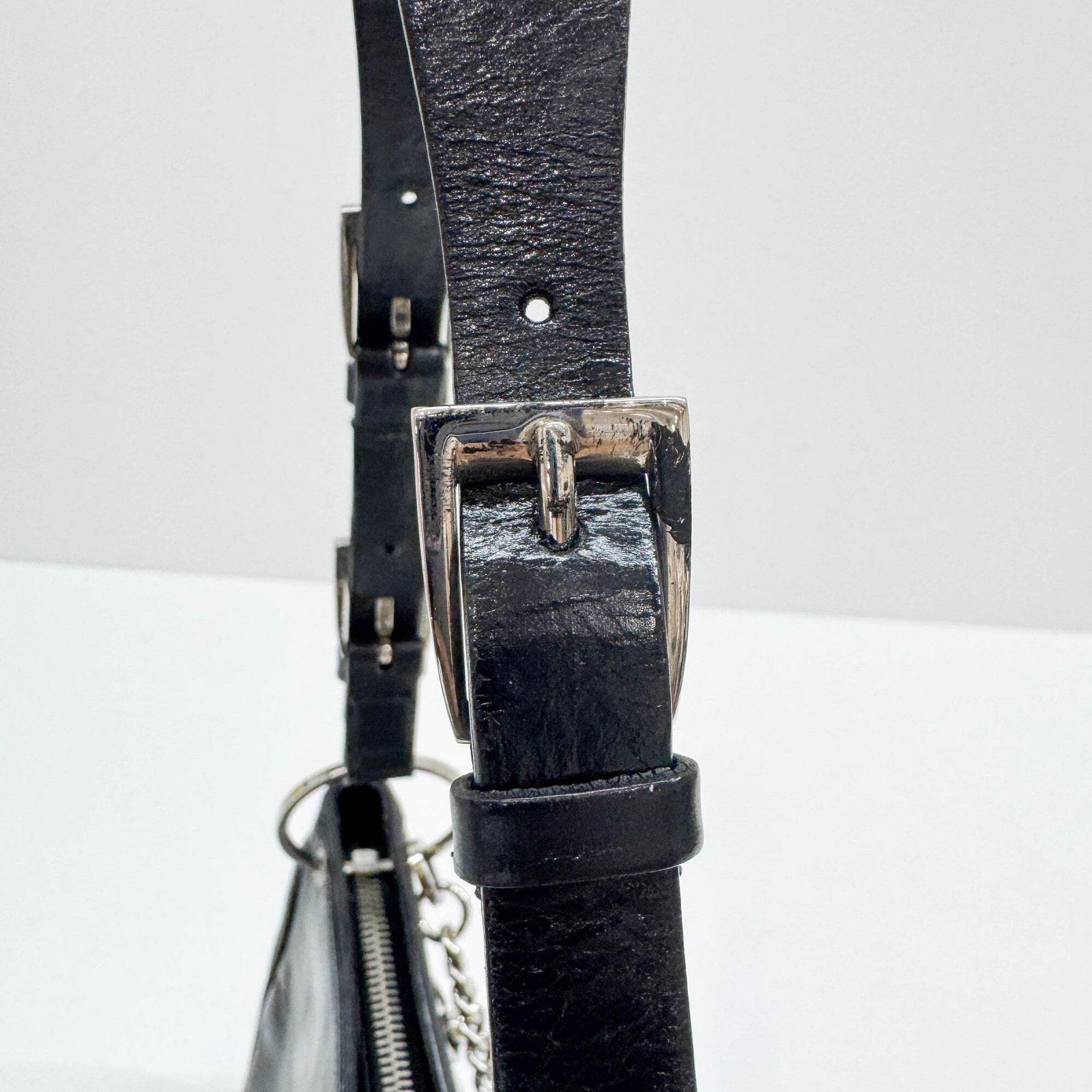 DIOR Hardcore Black Leather Shoulder Bag — image 16