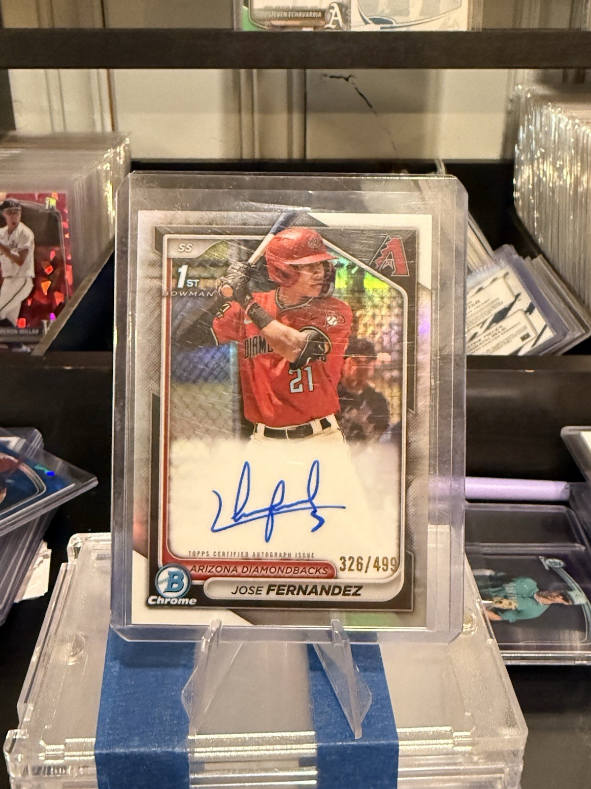 2024 Bowman Chrome Jose Fernandez 1st Refractor /499 Auto
