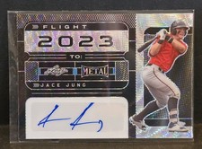 2022 Leaf Metal Flight #FT-JJ1 Jace Jung AU  SN  2/3 Black Mojo