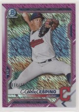 2021 Bowman Chrome Prospects Fuchsia Shimmer Refractor 34/199 Daniel Espino 0b2
